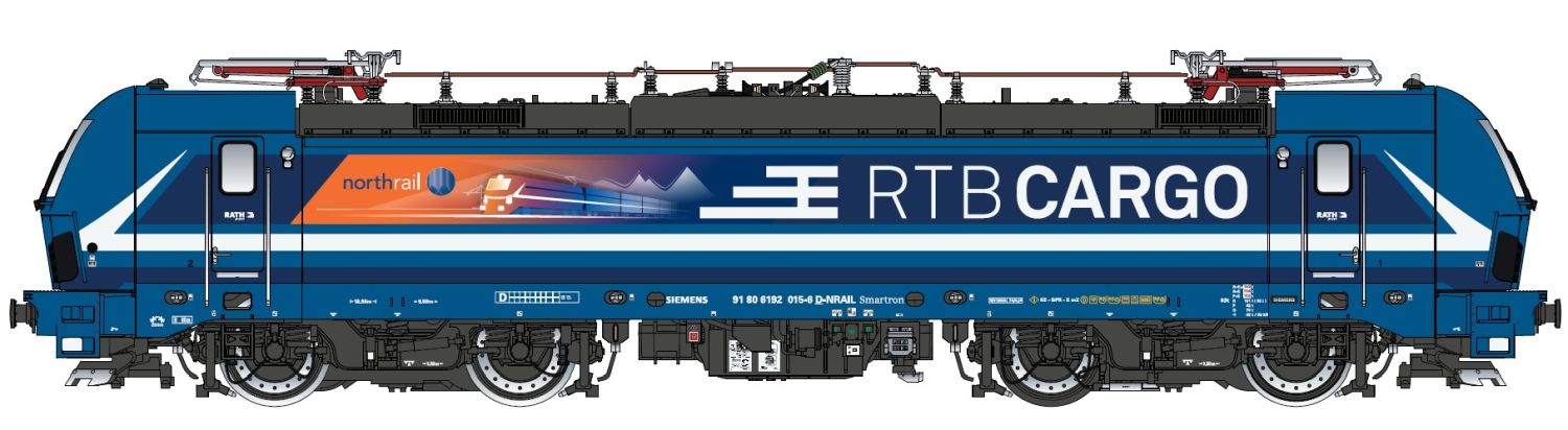 L.S. Models 16153 - E-Lok BR 192 'Smartron', Northrail / RTB Cargo, Ep.VI