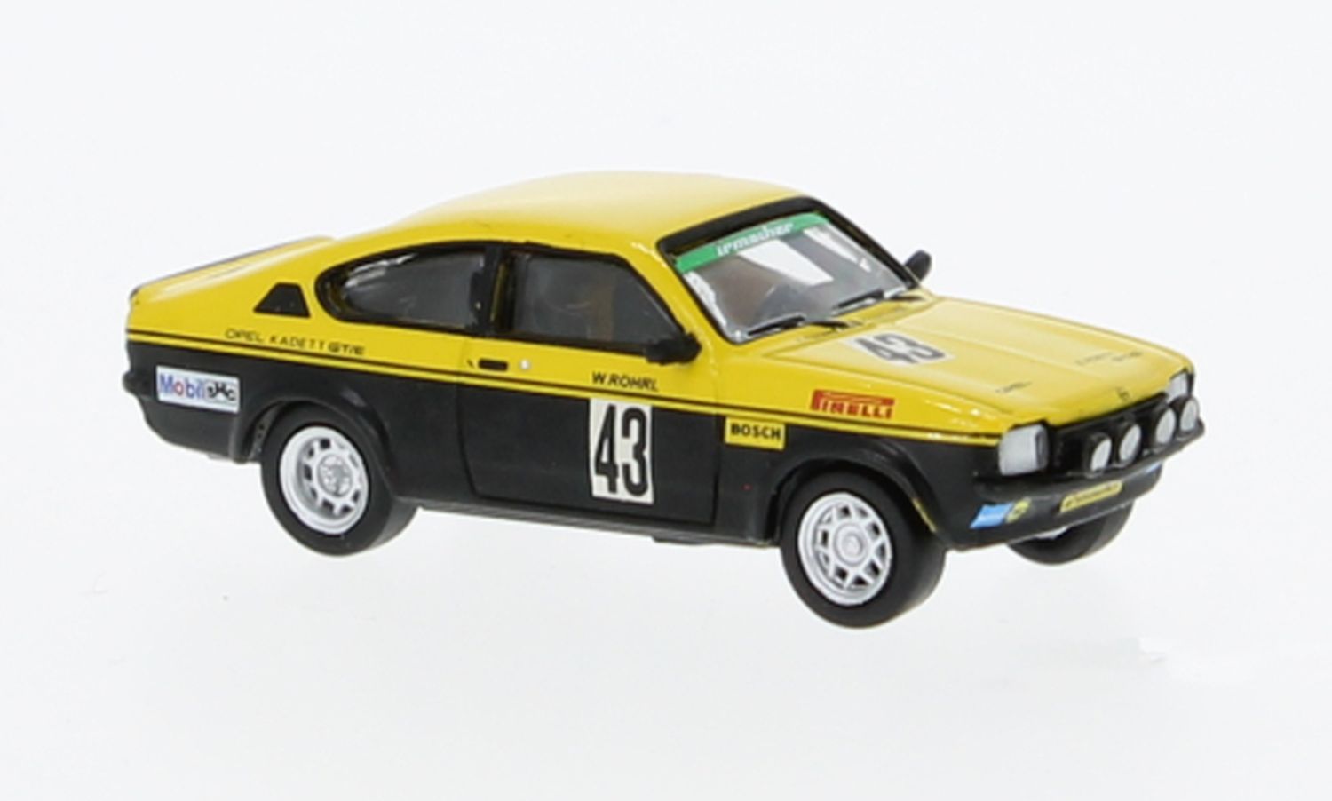 Brekina 20405 - Opel Kadett C GT/E, No.43, Deutsche Rallye Meisterschaft, 1976