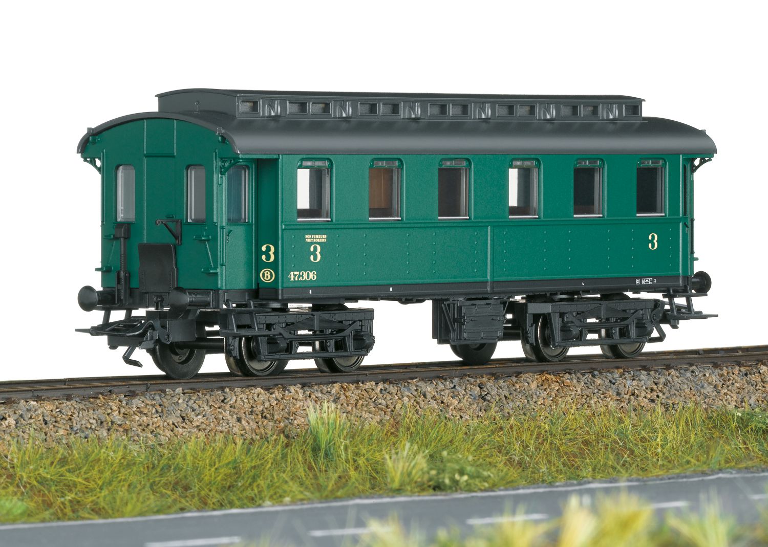 Märklin 43054 - 4er Set Personenwagen, SNCB, Ep.III