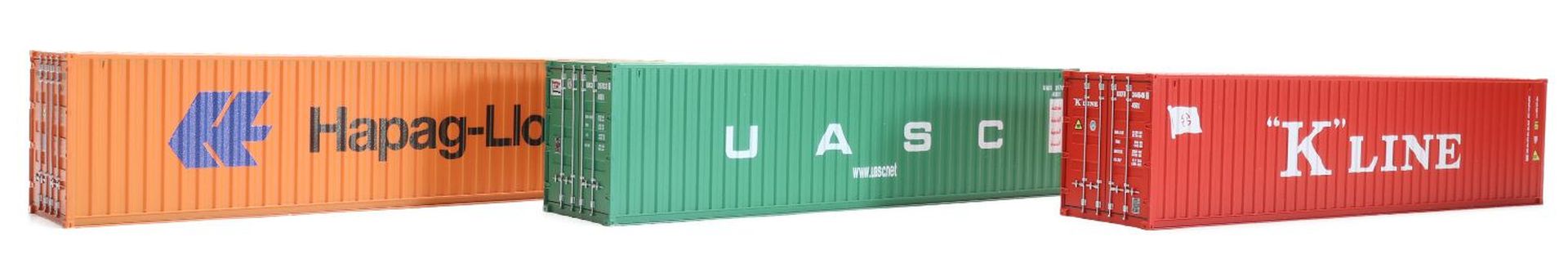 igra 98010060 - 3er Set Container 40', Hapag Lloyd, UASC, K-Line