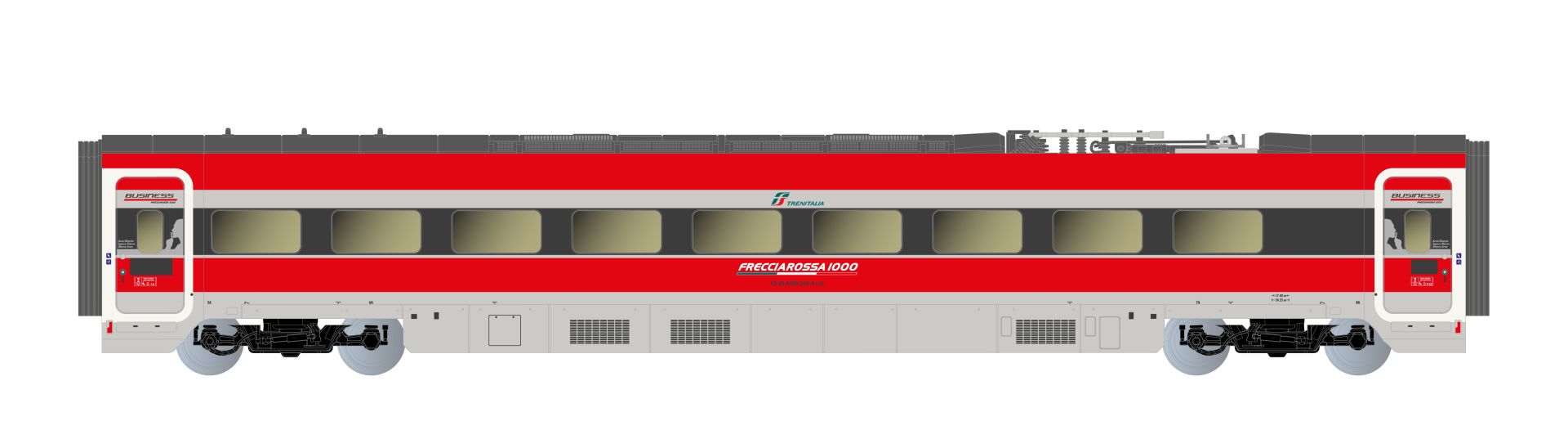 Arnold HN2621D - Triebzug Frecciarossa 1000 'Le plaisir d’un voyage nouveau', 4-teilig, FS Trenitalia, FS, Ep.VI, DC-Digital