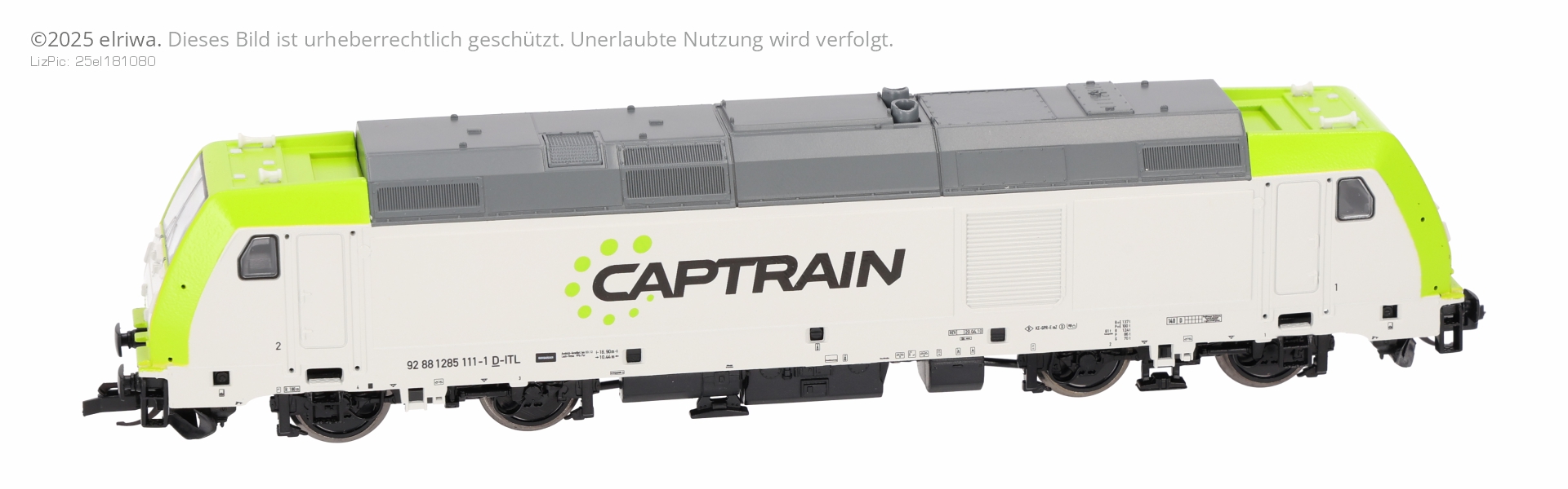 Tillig 502449-LOK - Diesellok TRAXX, 285 111-1, Captrain, Ep.VI Tillig 502449-LOK - Diesellok TRAXX, 285 111-1, Captrain, Ep.VI