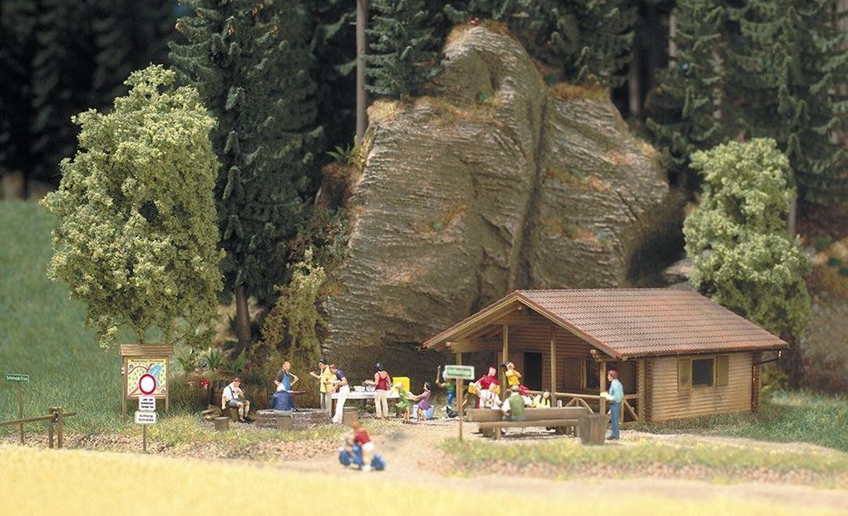 Busch 1035 - Blockhütte