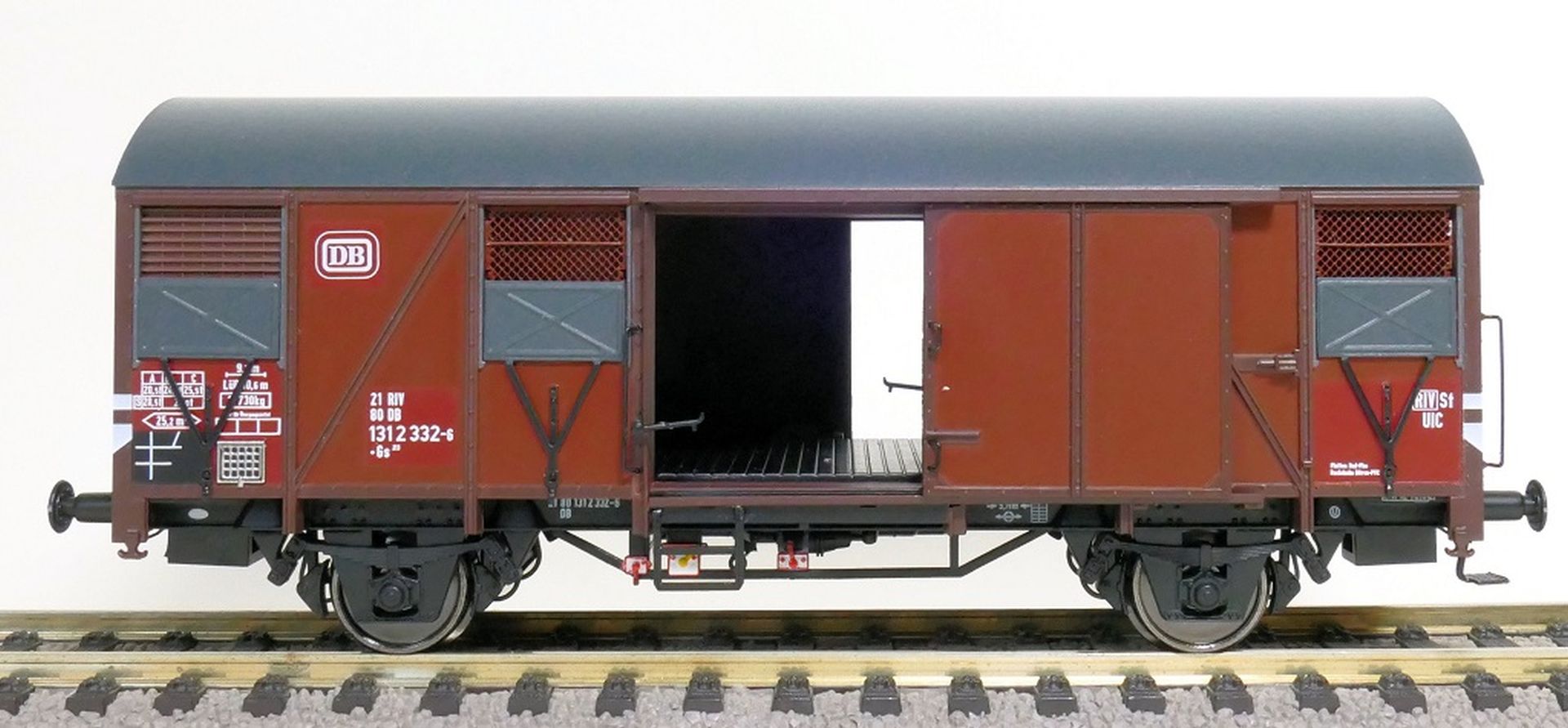 Exact-Train EX21003 - Gedeckter Güterwagen Gs213, DB, Ep.IV
