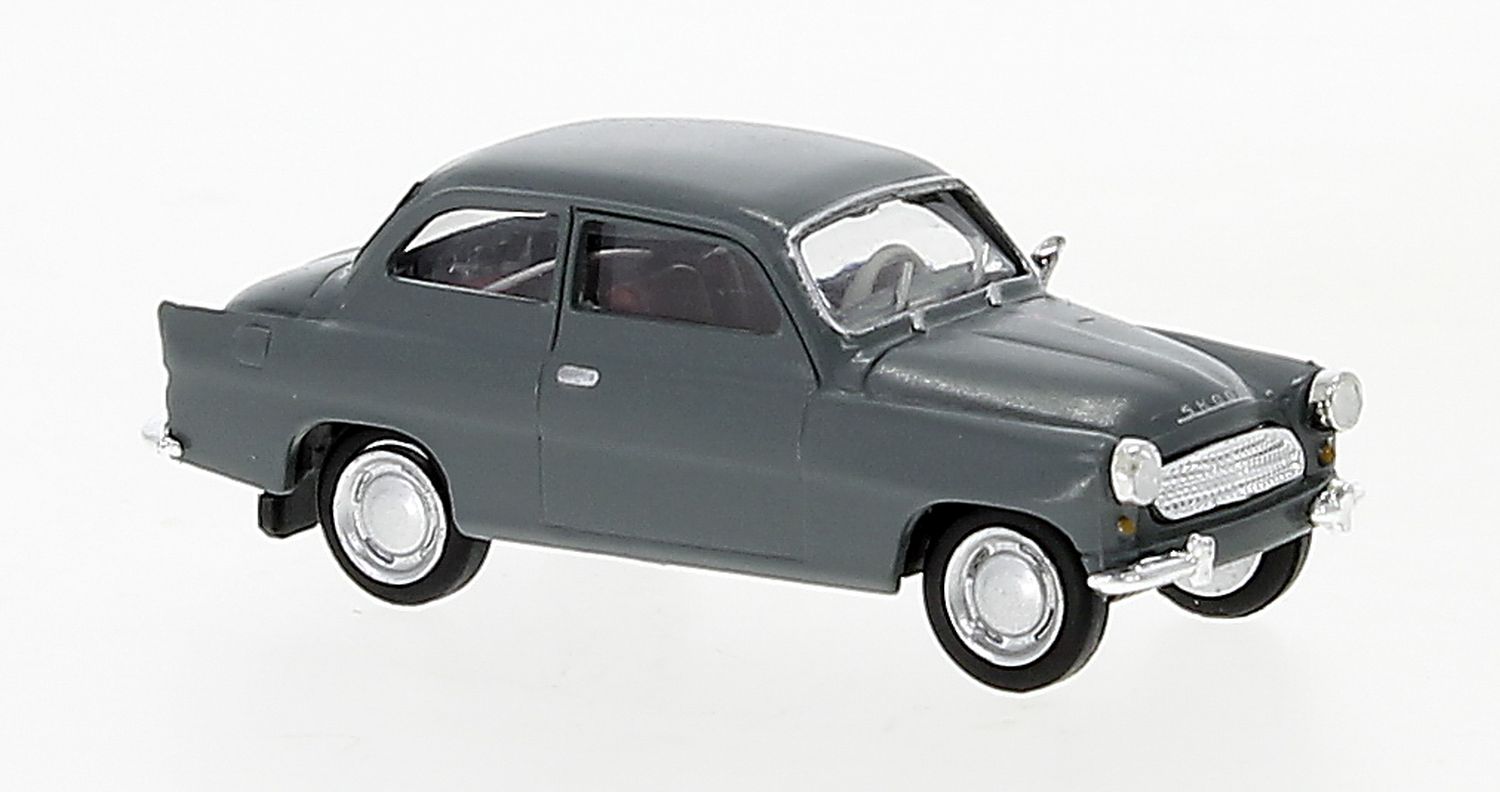 Brekina 27456 - Skoda Octavia, grau, 1960