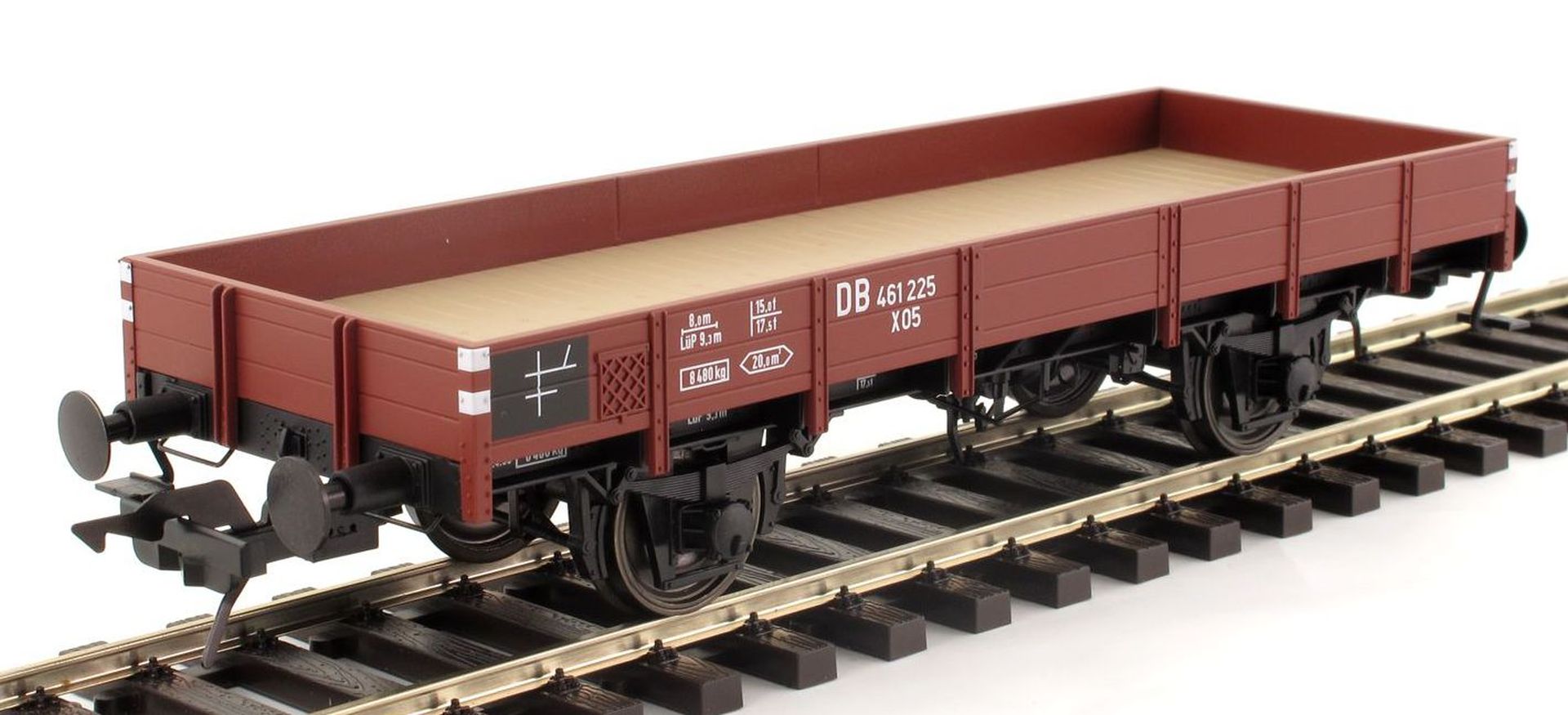 Lenz 42100-16 - Niederbordwagen X05, DB, Ep.III, 461 225