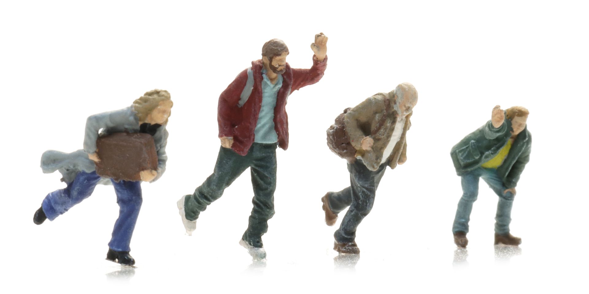 Artitec 5870119 - Reisende in Eile, 4 Figuren