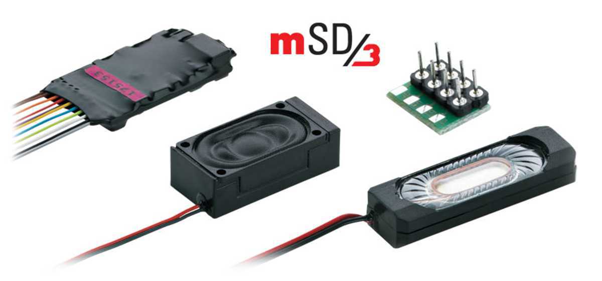 Märklin 60986 - Sounddecoder mSD/3, Diesellok