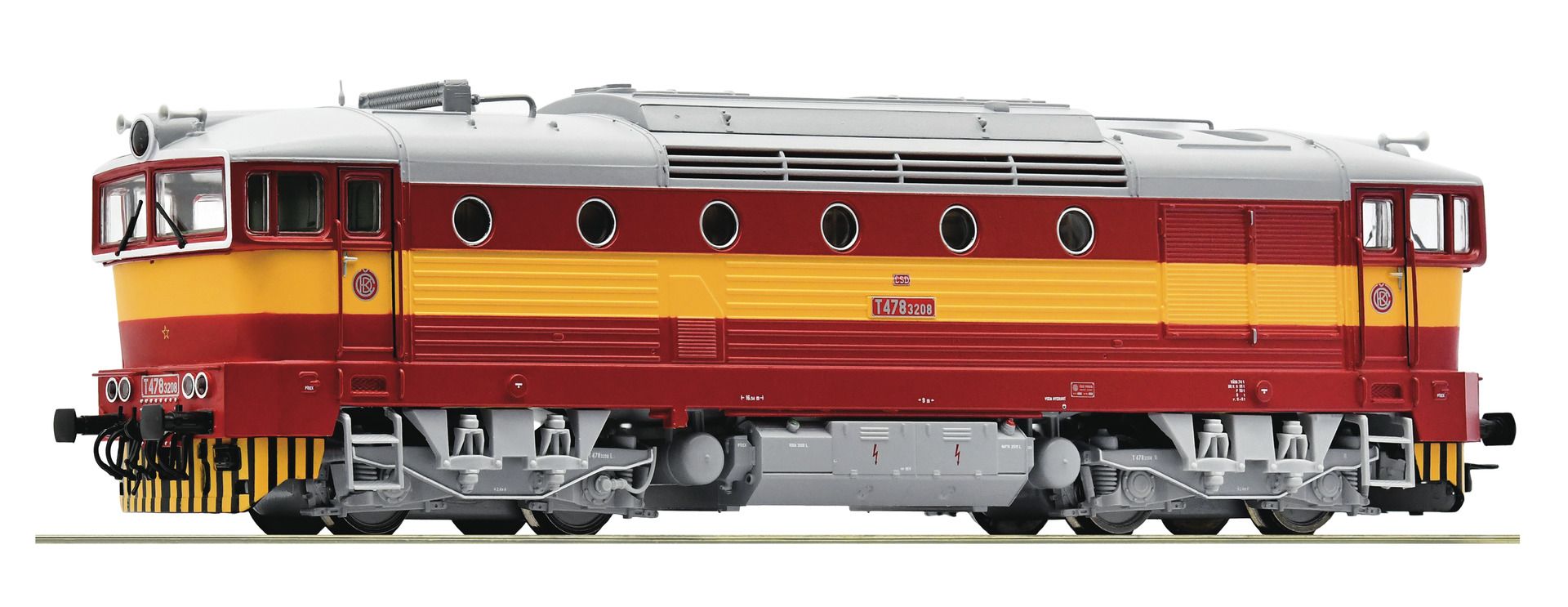 Roco 70023 - Diesellok T 478 3208, CSD, Ep.IV