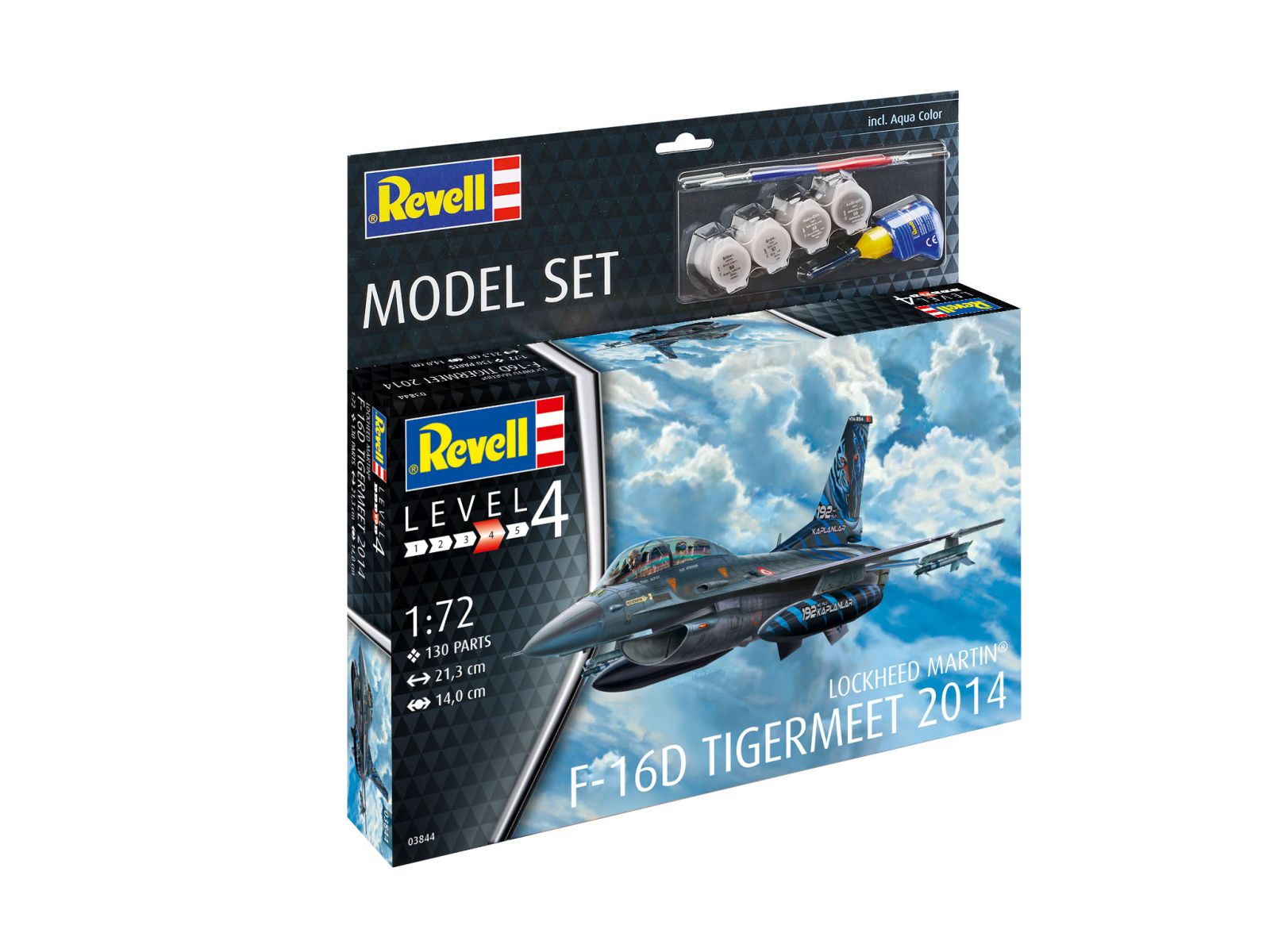 Revell 63844 - Model Set Lockheed Martin F-16D Tigermeet 2014