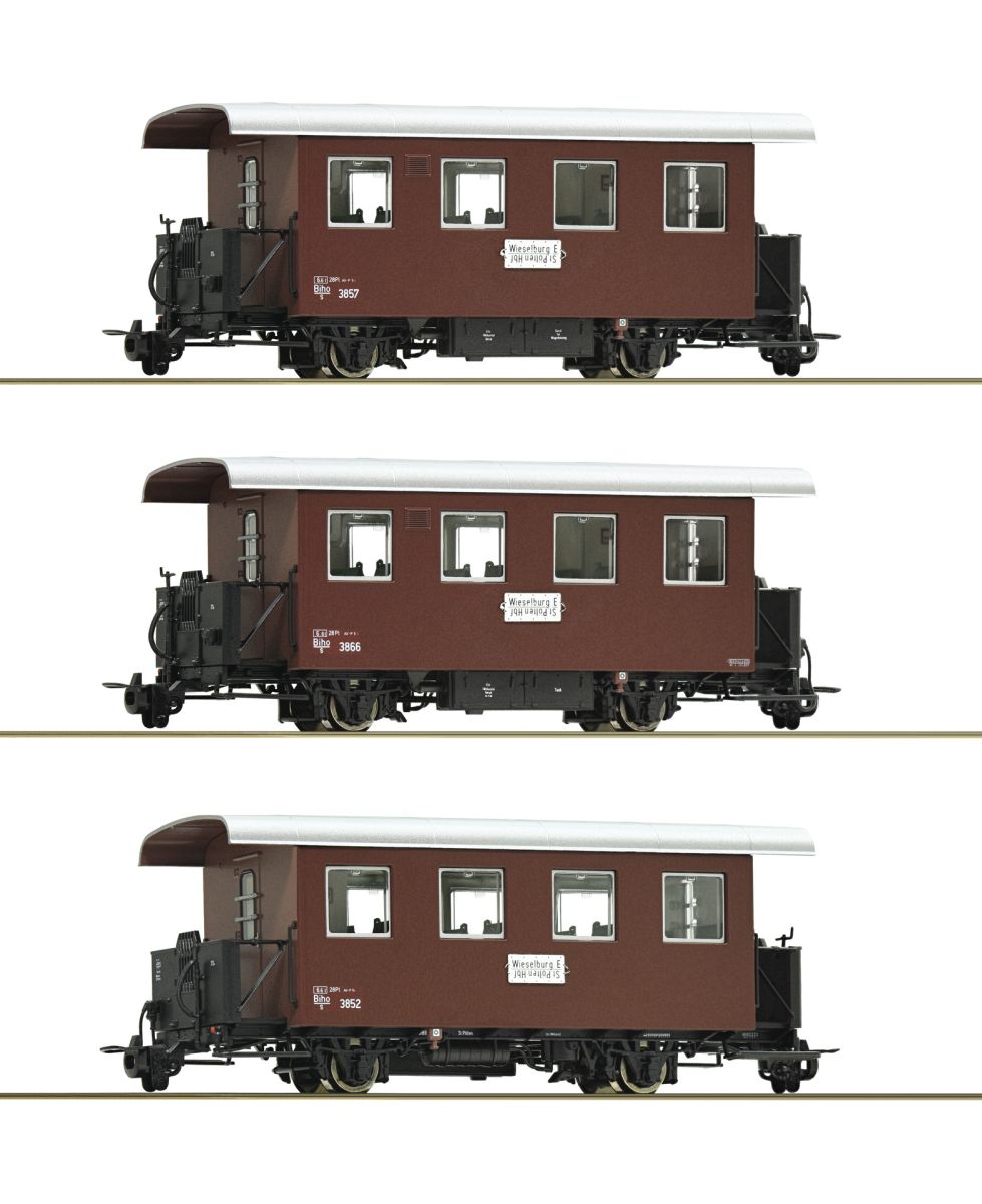Roco 34103 - 3er Set Personenwagen Biho/s, ÖBB, Ep.IV