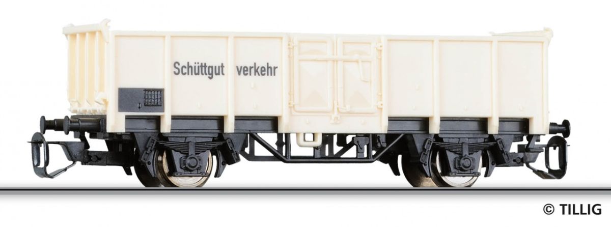 Tillig 14269 - Off.Güterwagen,'Schüttgut-Verkehr',Start