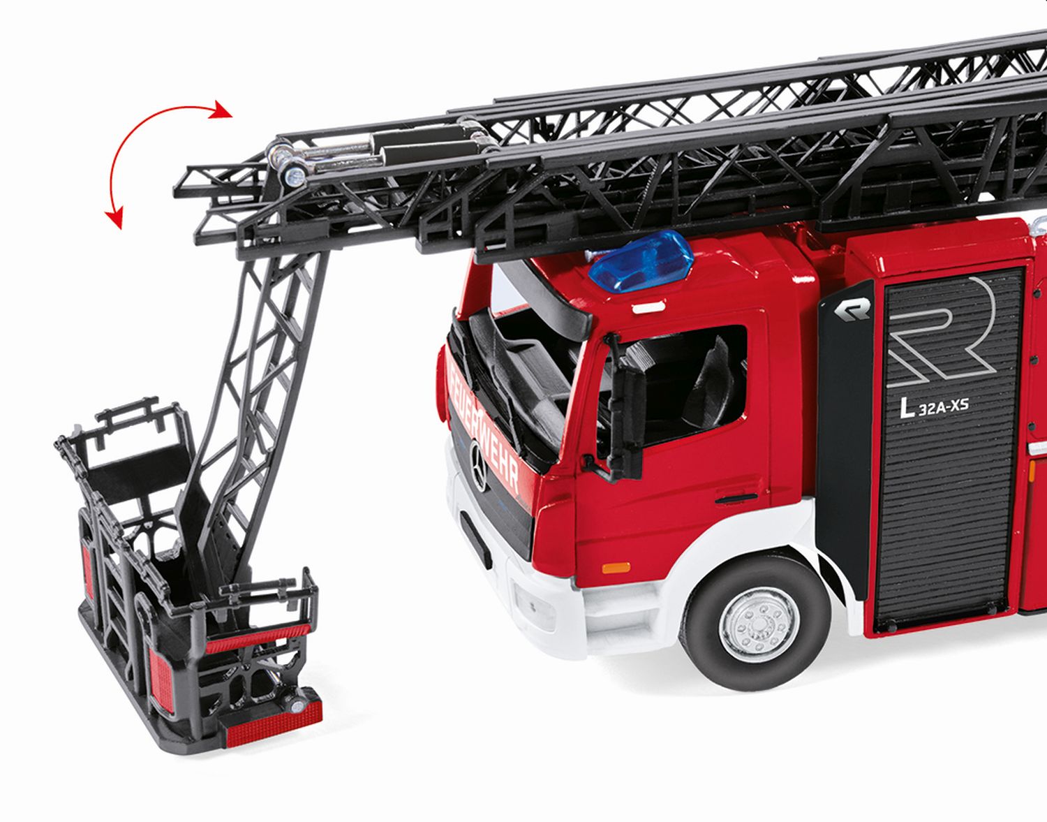 Wiking 043103 - Feuerwehr - Rosenbauer DL L32A-XS 3.0 (MB Atego)