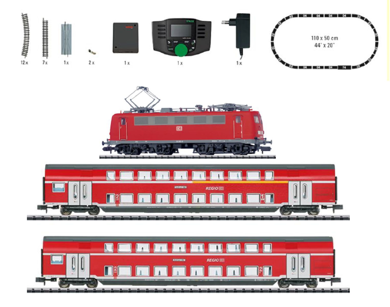 Trix 11163 - Digitales Startset mit BR 141 und Personenwagen, DBAG, Ep.VI
