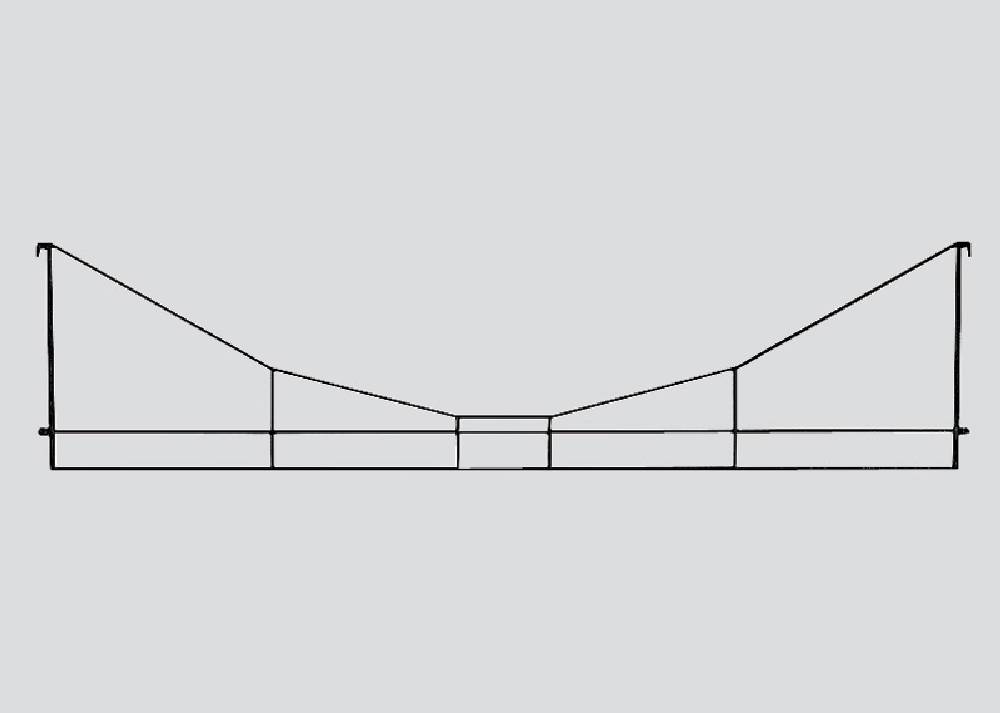 Märklin 8924 - Querverbindung Weite=123mm
