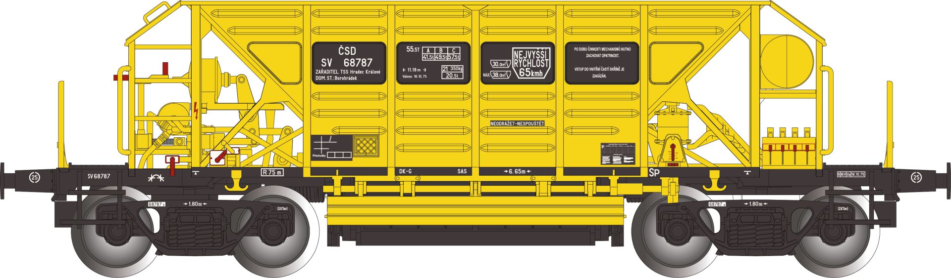 Albert Modell 360011 - Schotterwagen Faccpp, CSD, Ep.IV