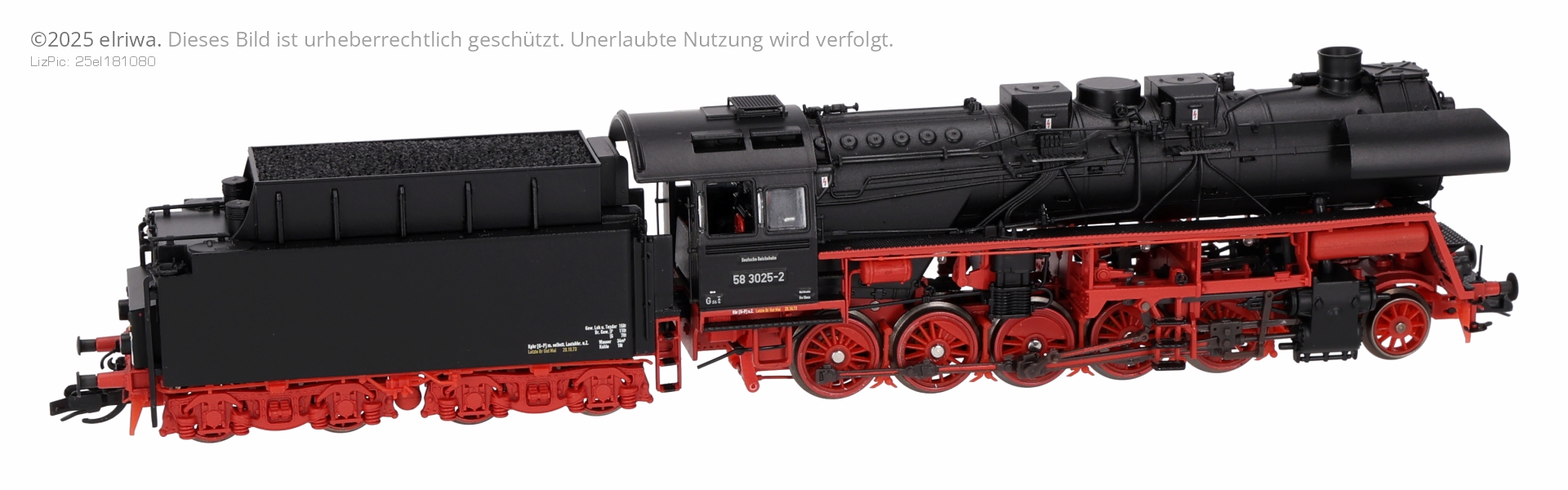 Saxonia 120108 - Dampflok 58 3025-2 mit T34 Tender, DR, Ep.IV, DC-Sound Saxonia 120108 - Dampflok 58 3025-2 mit T34 Tender, DR, Ep.IV, DC-Sound