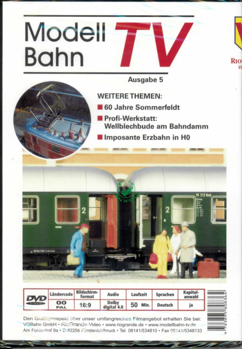 VGB 7505 - DVD - Modellbahn TV - Ausgabe 5