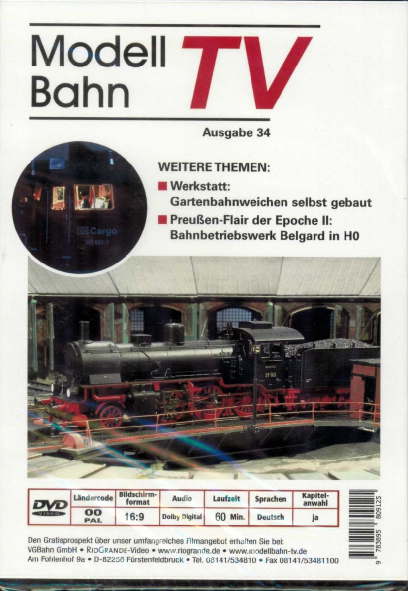 VGB 7534 - DVD - Modellbahn TV - Ausgabe 34