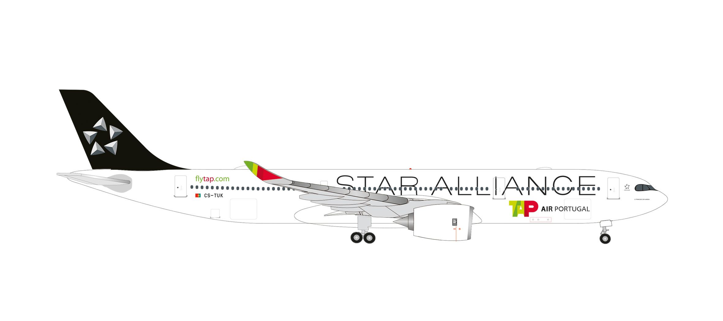Herpa 538541 - TAP Air Portugal Airbus A330-900neo "Star Alliance" - CS-TUK "D. Francisco de Almeida" Herpa 538541 - TAP Air Portugal Airbus A330-900neo "Star Alliance" - CS-TUK "D. Francisco de Almeida"