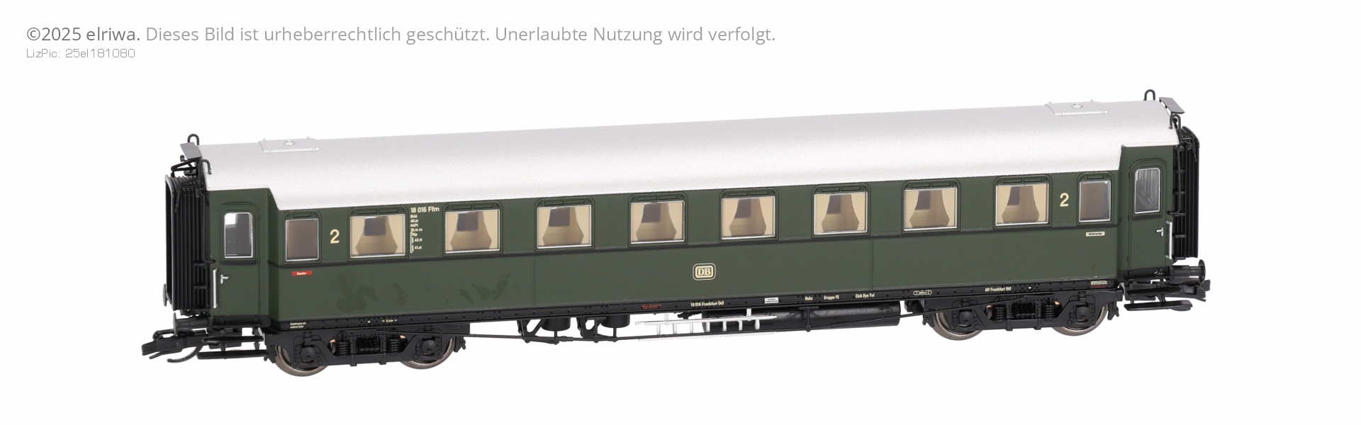 Saxonia 120187 - 2er Set Personenwagen C4üSa07, DB, Ep.III, mit Innenbeleuchtung Saxonia 120187 - 2er Set Personenwagen C4üSa07, DB, Ep.III, mit Innenbeleuchtung