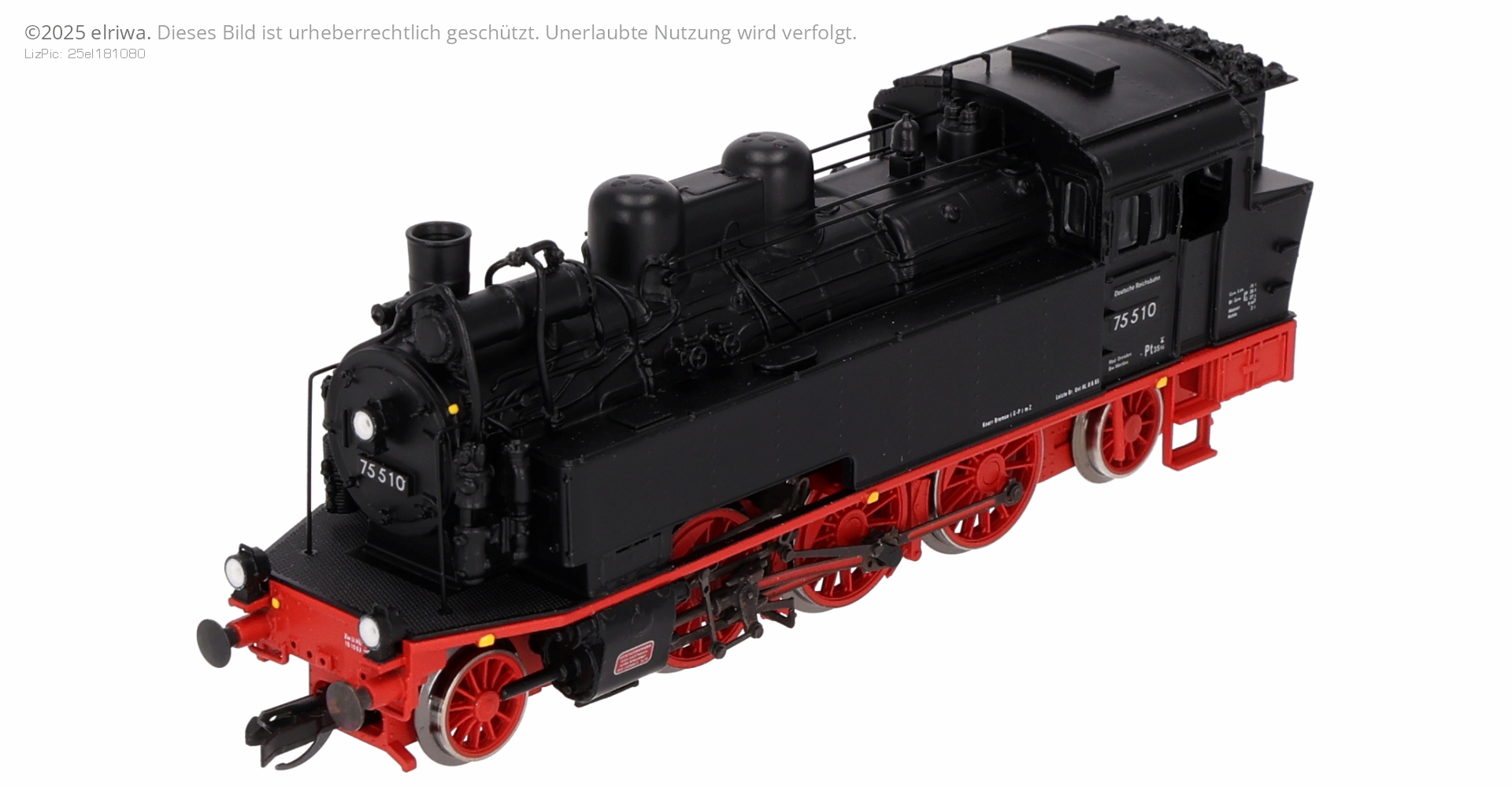 Beckmann 1010606 - Dampflok 75 510, DR, Ep.III Beckmann 1010606 - Dampflok 75 510, DR, Ep.III