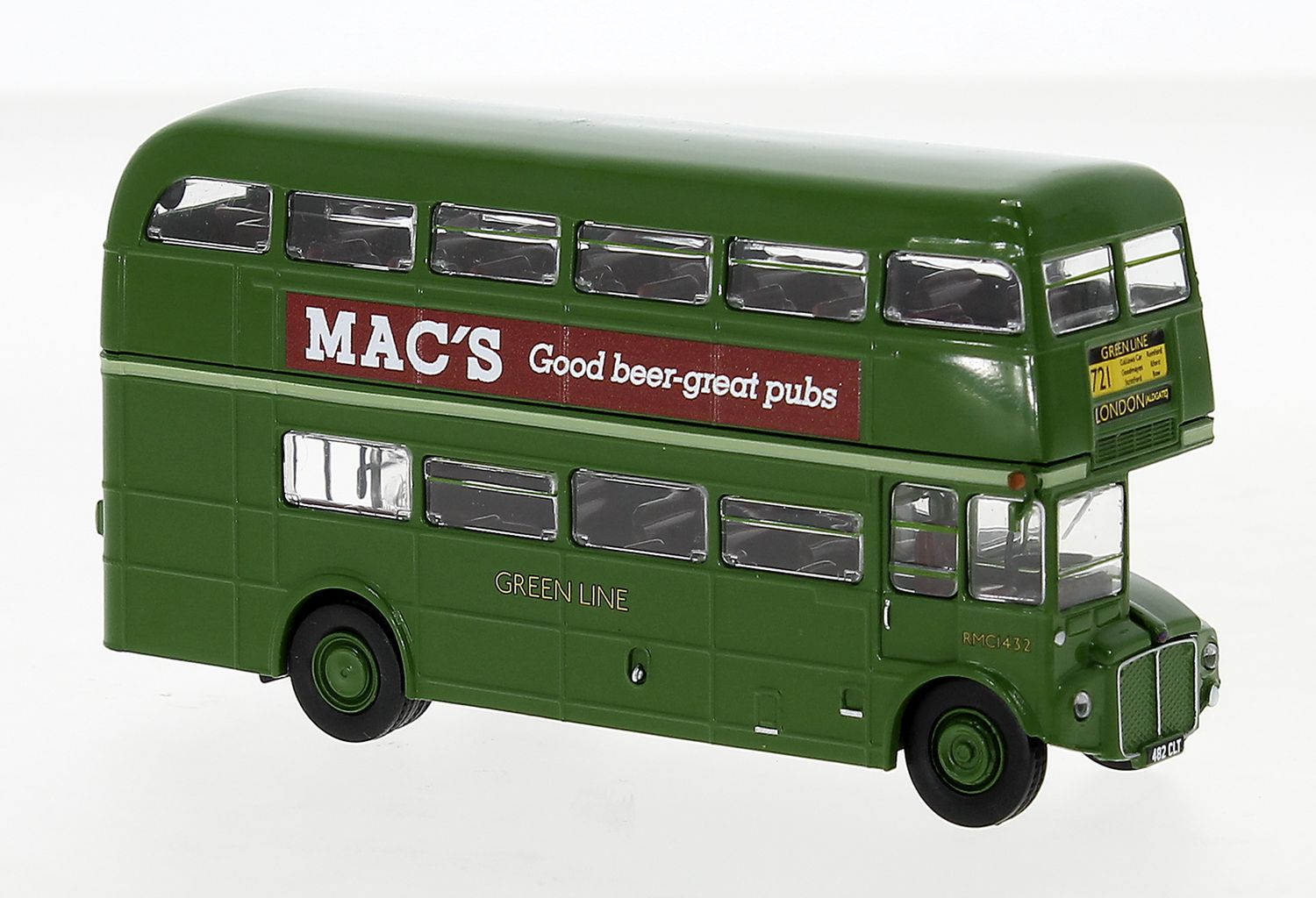 Brekina 61111 - AEC Routemaster, London Greenline - Macs Pub, 1965