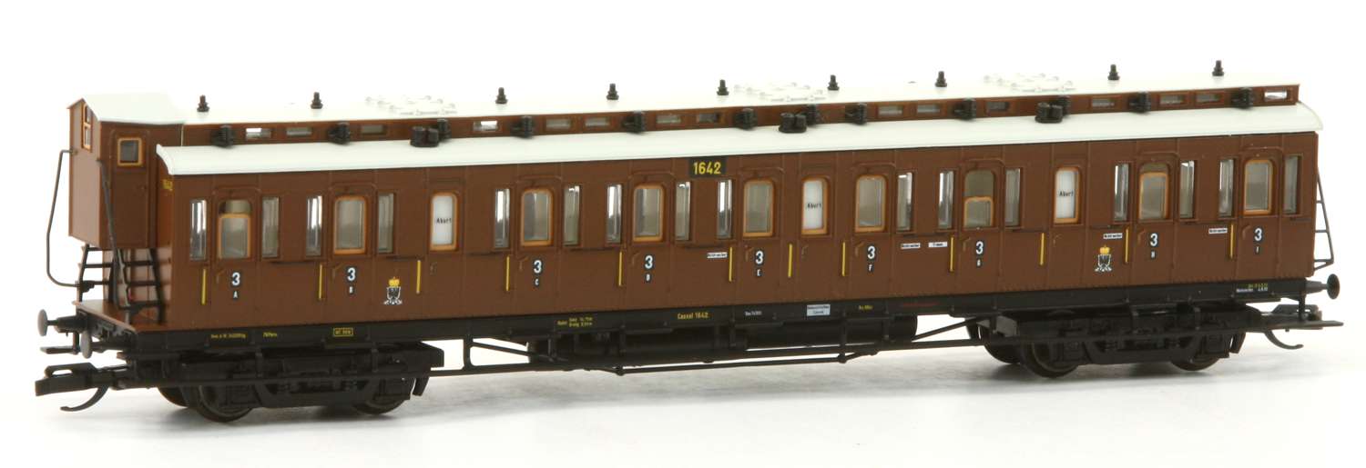 Tillig 01814-A24 - 3er Set Personenwagen, KPEV, Ep.I