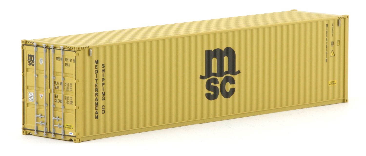 PT-Trains 840001.1 - Container 40' 'MSC', MEDU8191919