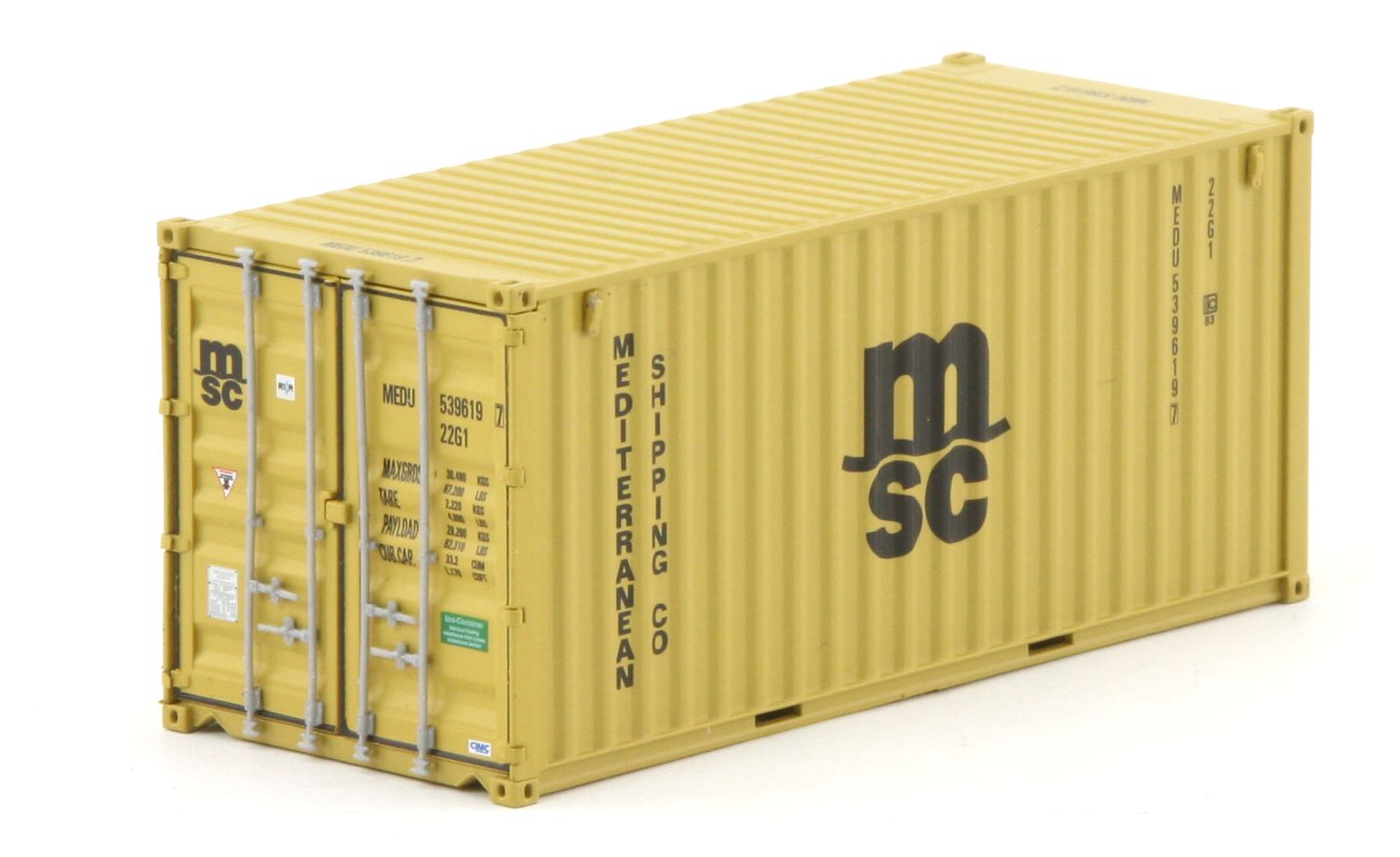 PT-Trains 820015 - Container 20' 'MSC Eco, MSDU7055392