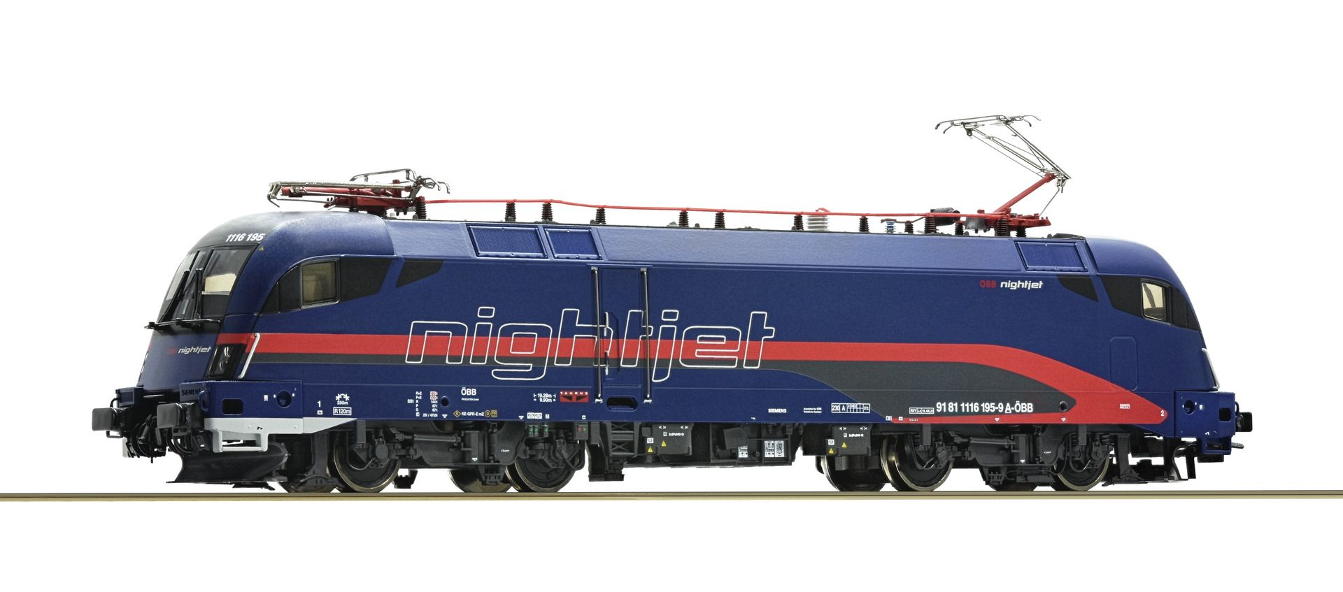 Roco 70495 - E-Lok 1116 195-9 'Nightjet', ÖBB, Ep.VI