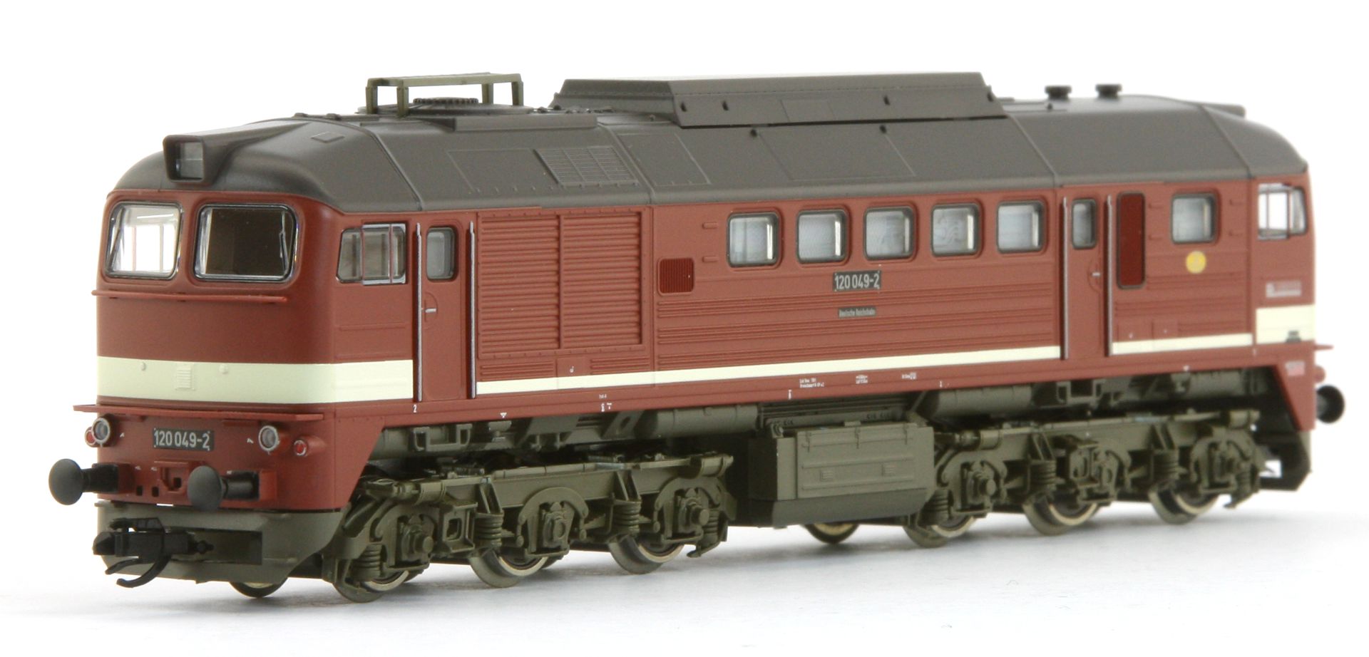 Roco 7580010 - Diesellok 120 049-2, DR, Ep.IV, mit verwitterten Farben