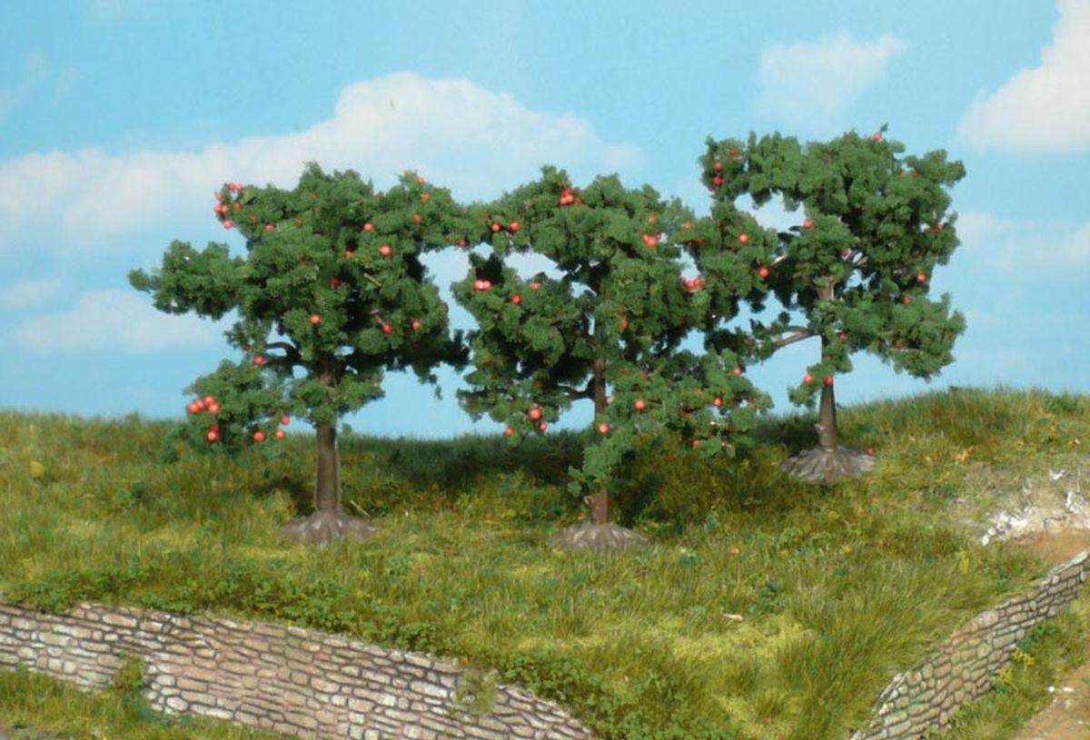 Heki 1160 - 3 Apfelbäume 8 cm