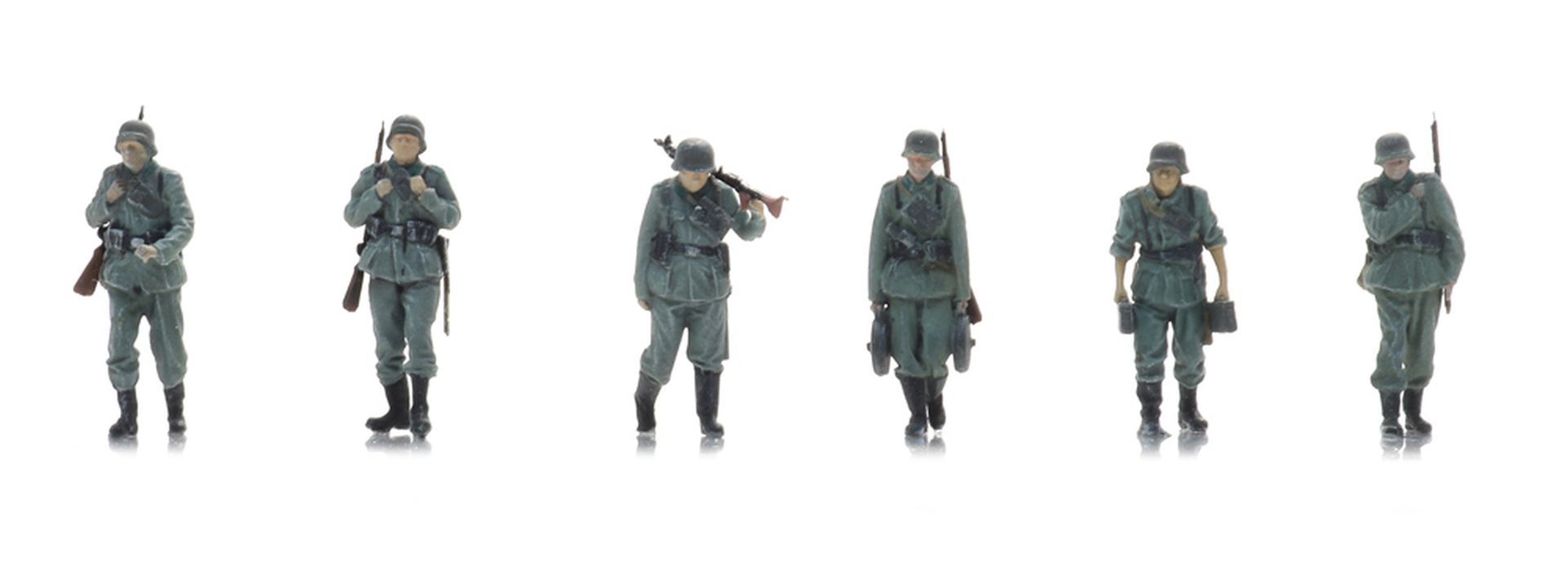 Artitec 5870062 - Wehrmacht-Infanterie marschiert an die Front (6x)