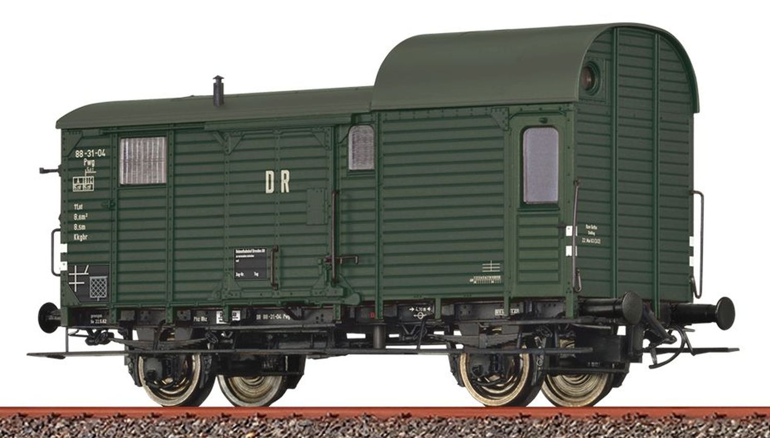 Brawa 49421 - Güterzuggepäckwagen Pwg, DR, Ep.III