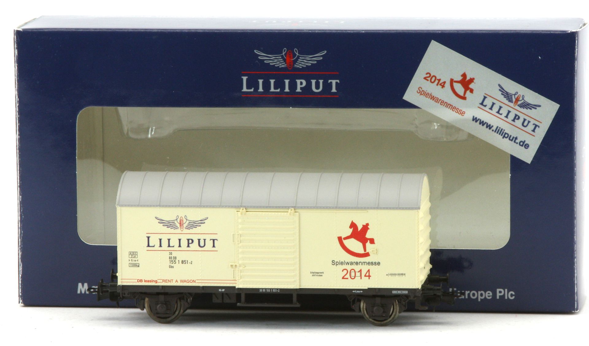 Liliput 222799-G - Gedeckter Güterwagen, Messemodell 2014