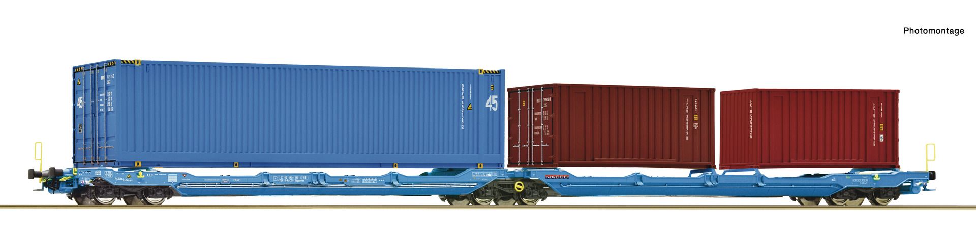 Roco 6600036 - Doppeltschen-Gelenkwagen T3000e, NACCO, Ep.VI