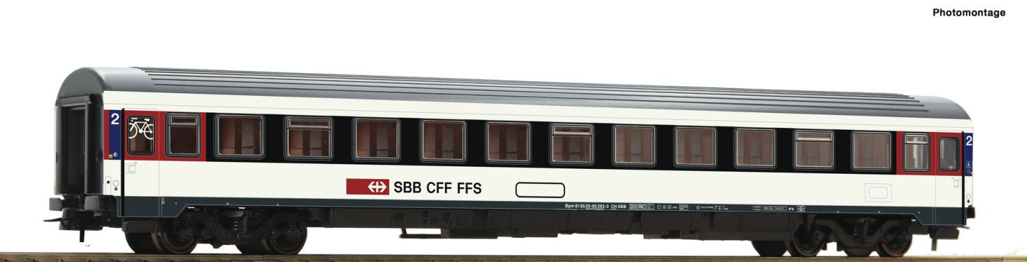 Roco 54167 - EC-Abteilwagen, 2. Klasse, SBB, Ep.VI