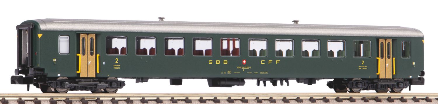 Piko 94381 - Personenwagen EW I, 2. Klasse, SBB, Ep.IV