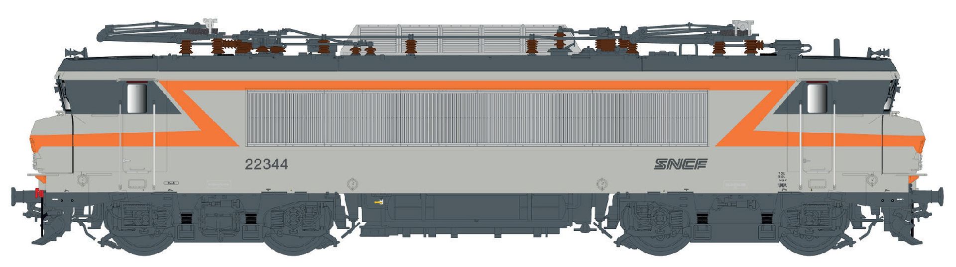 L.S. Models LS11107S - E-Lok BB 22344, SNCF, Ep.IV-V 'Beton', DC-Sound