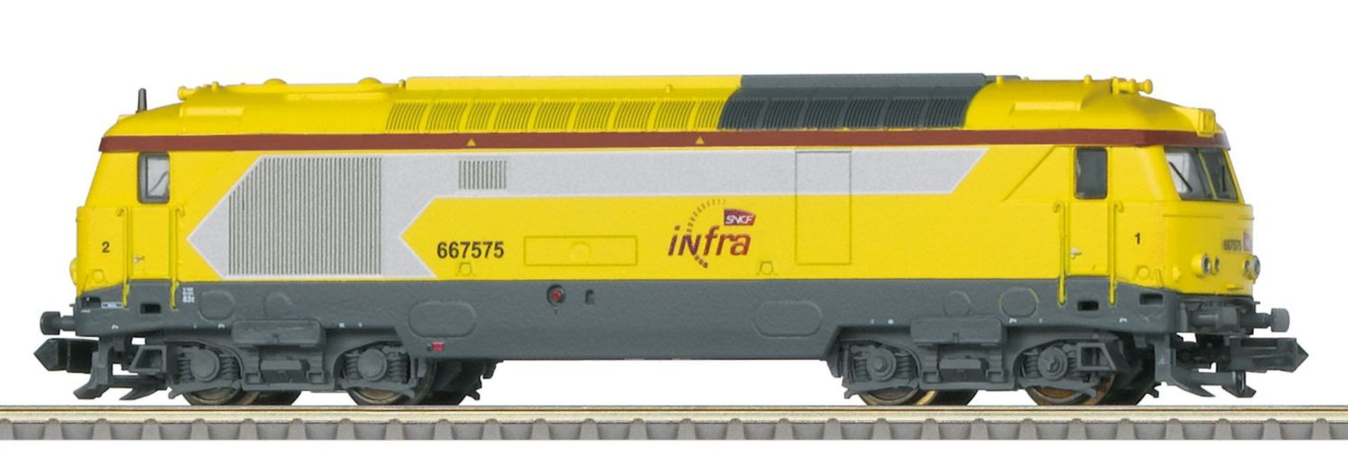 Trix 16707 - Diesellok BB 667575, SNCF, Ep.VI, DC-MFX-Sound