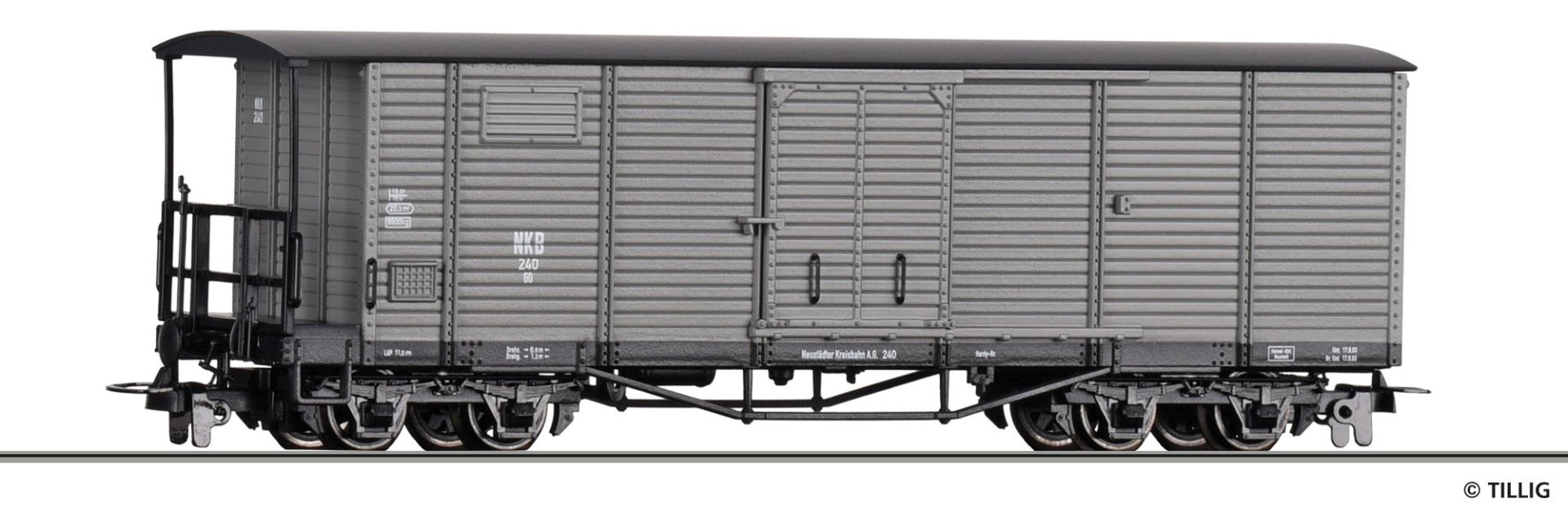 Tillig 15944 - Gedeckter Güterwagen GG, NKB, Ep.III
