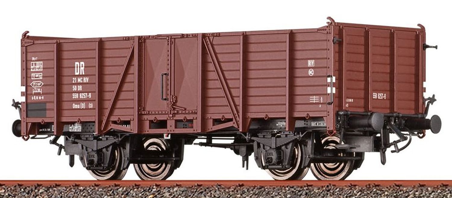 Brawa 48444-A24 - Offener Güterwagen Omu (O), DR, Ep.IV