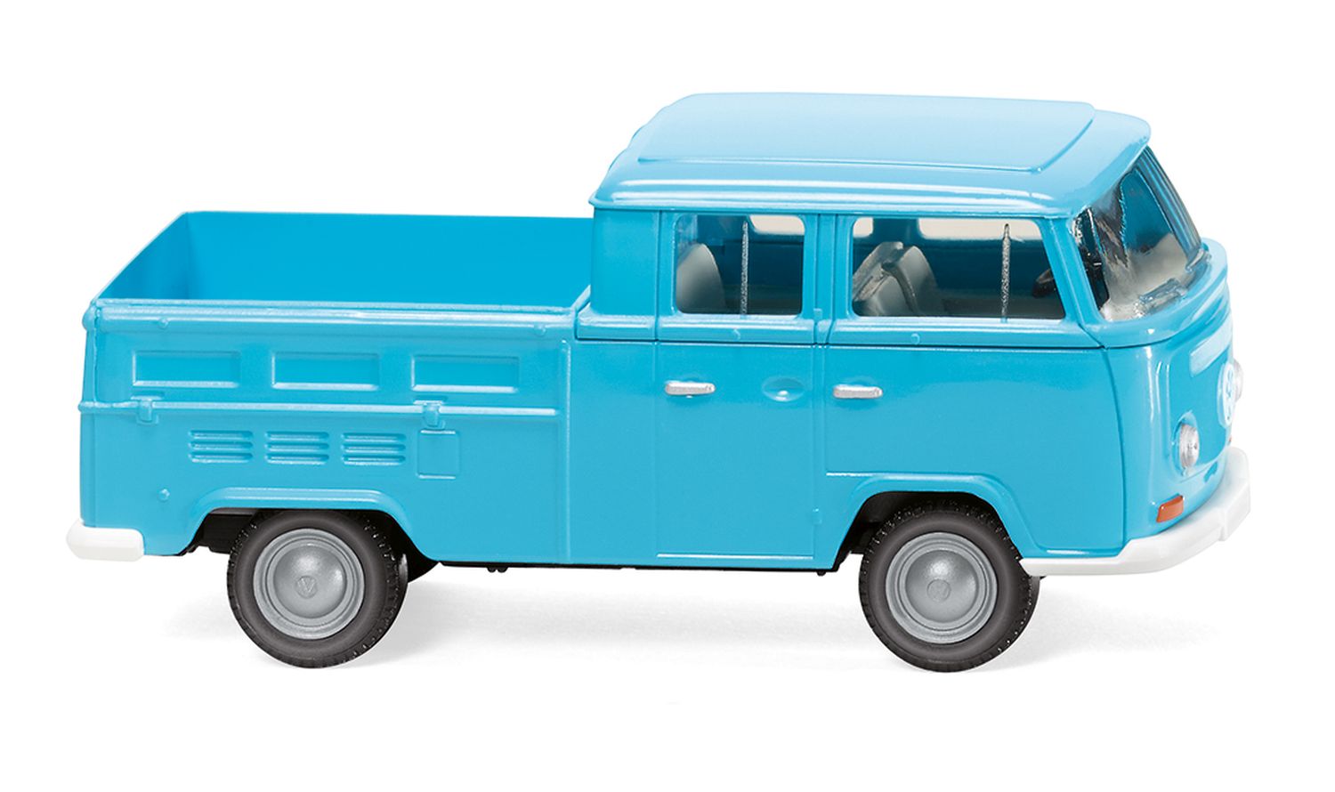 Wiking 031404 - VW T2 Doppelkabine - eisblau