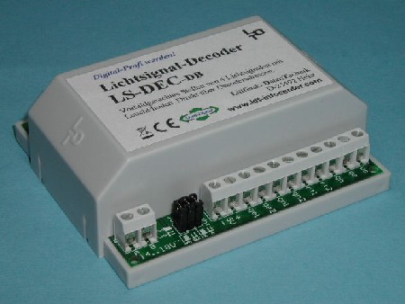 Littfinski 512013 - LS-DEC-DB-G - 4-fach Lichtsignaldecoder, Fertigmodul im Gehäuse