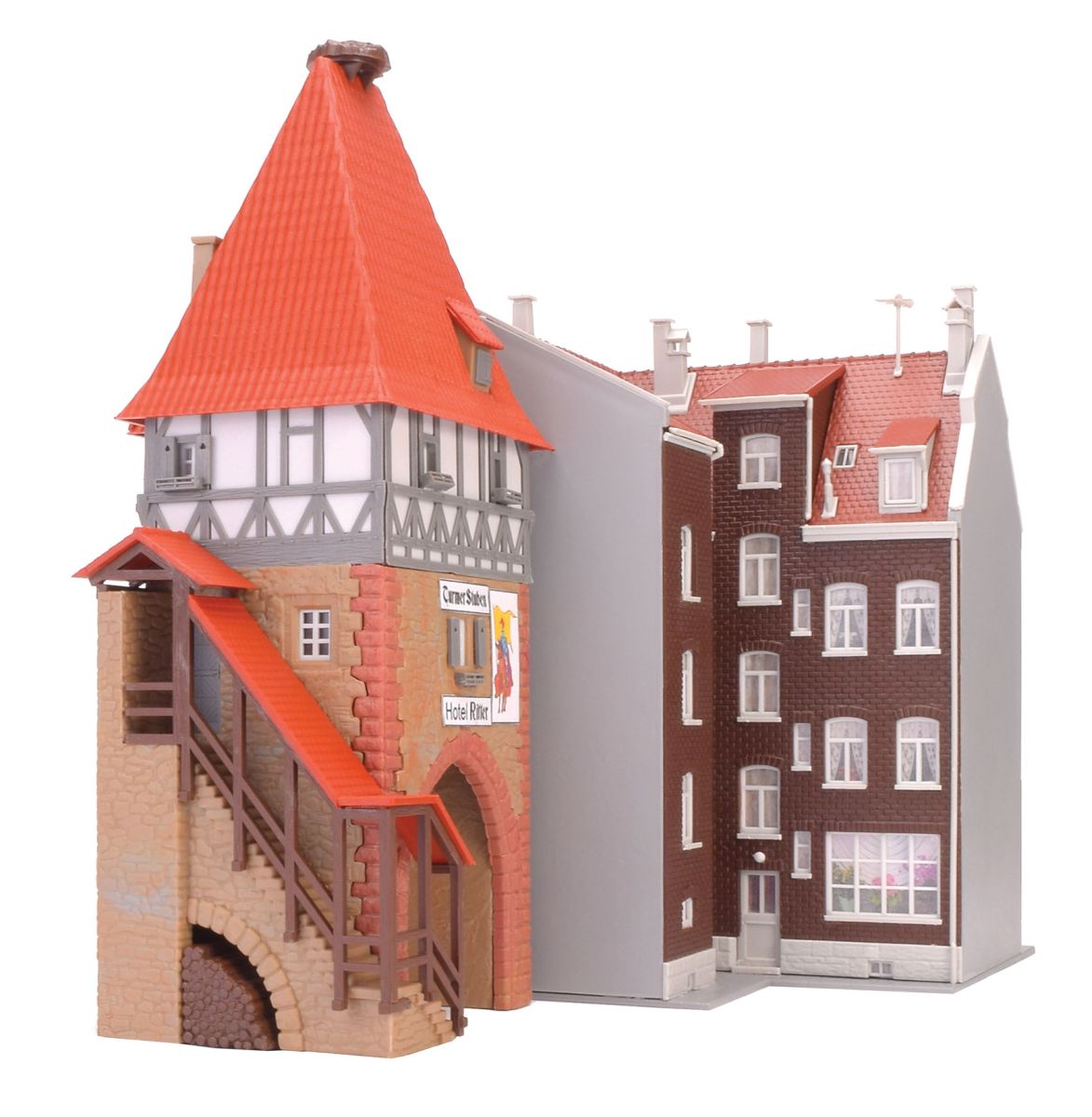 Kibri 12507 - Hotel Ritter mit Stadttor Kibri 12507 - Hotel Ritter mit Stadttor