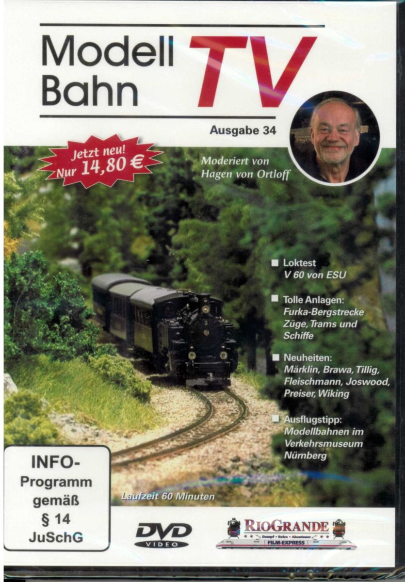 VGB 7534 - DVD - Modellbahn TV - Ausgabe 34