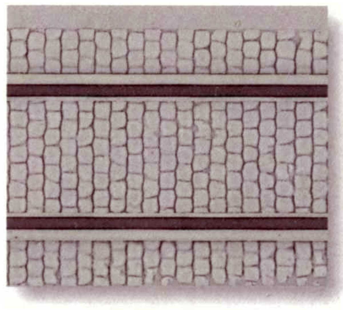 Kibri 34125 - Straßenplatte mit Gleiskörper, 20x12 cm