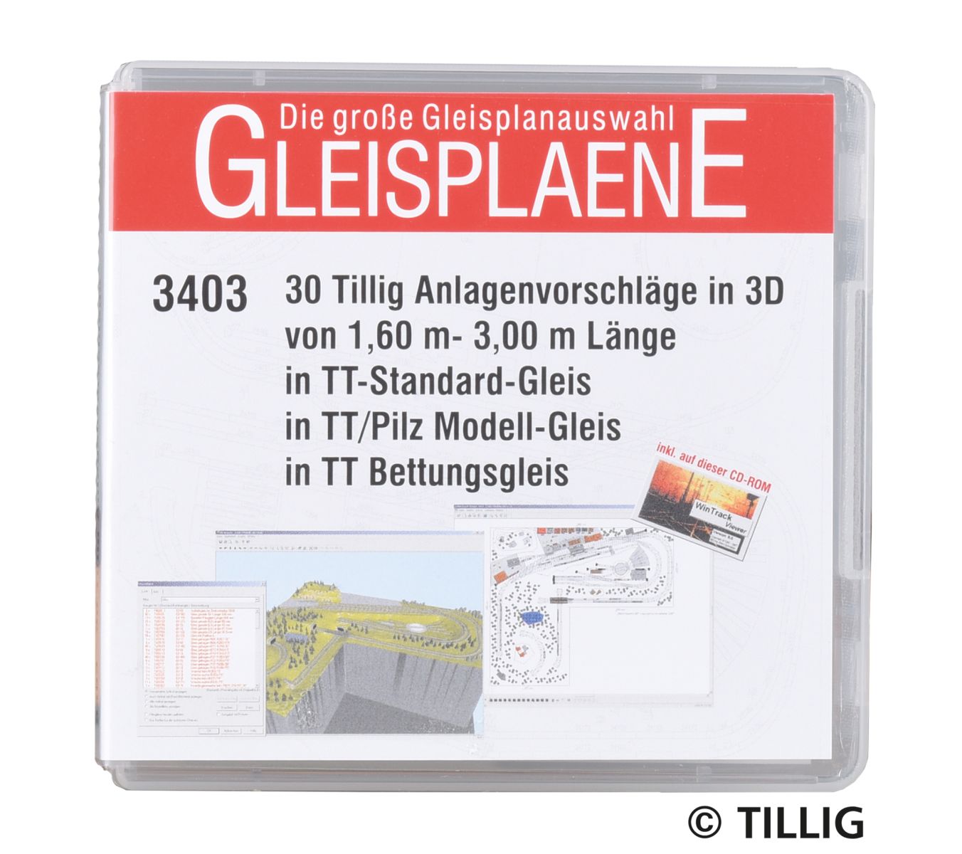 Tillig 09545 - TT Gleispläne I, USB-Stick