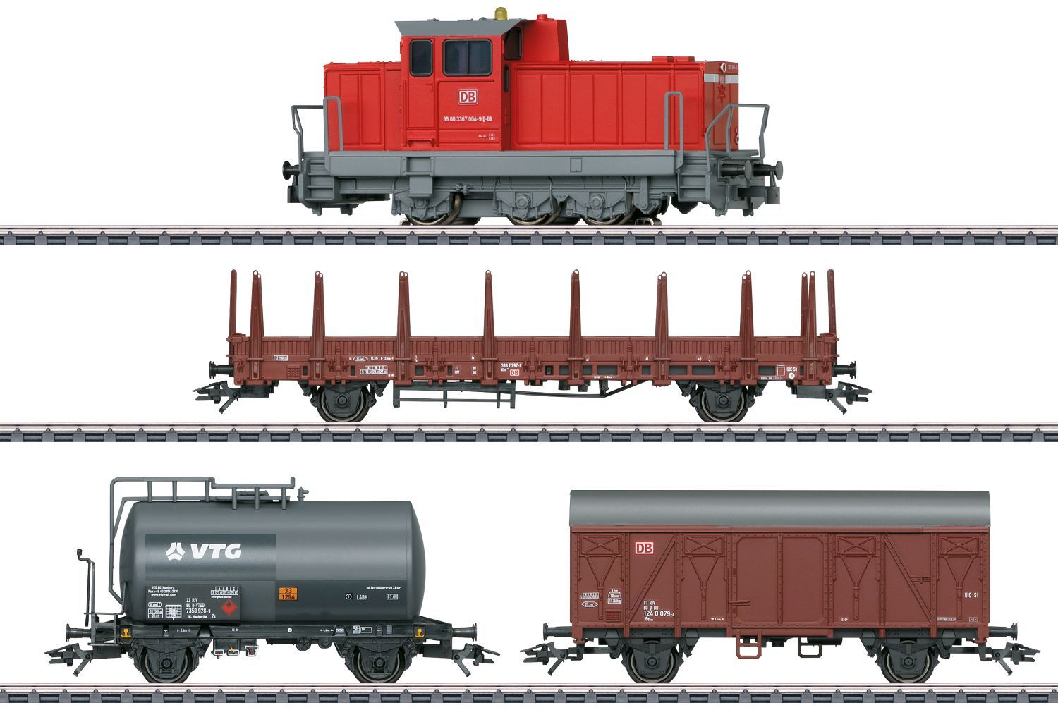 Märklin 29469 - Digitales Startset mit DHG 700 und Güterzug, DBAG, Ep.VI, MobilStation
